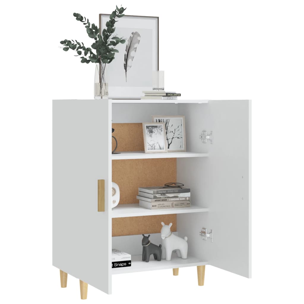 vidaXL Szafka, biała, 70x34x90 cm, materiał drewnopochodny