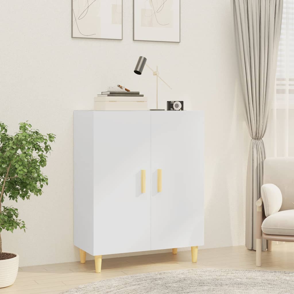 vidaXL Szafka, biała, 70x34x90 cm, materiał drewnopochodny
