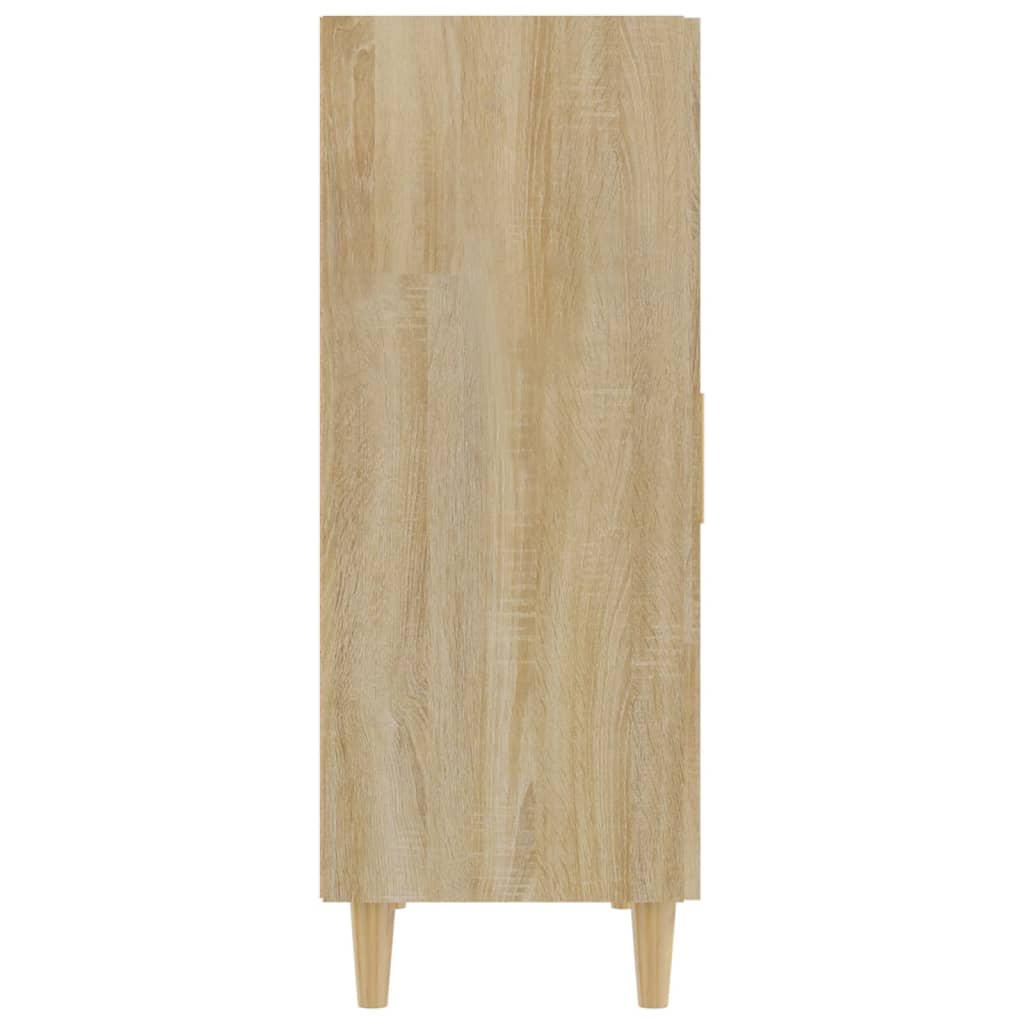 vidaXL Szafka, dąb sonoma, 70x34x90 cm, materiał drewnopochodny