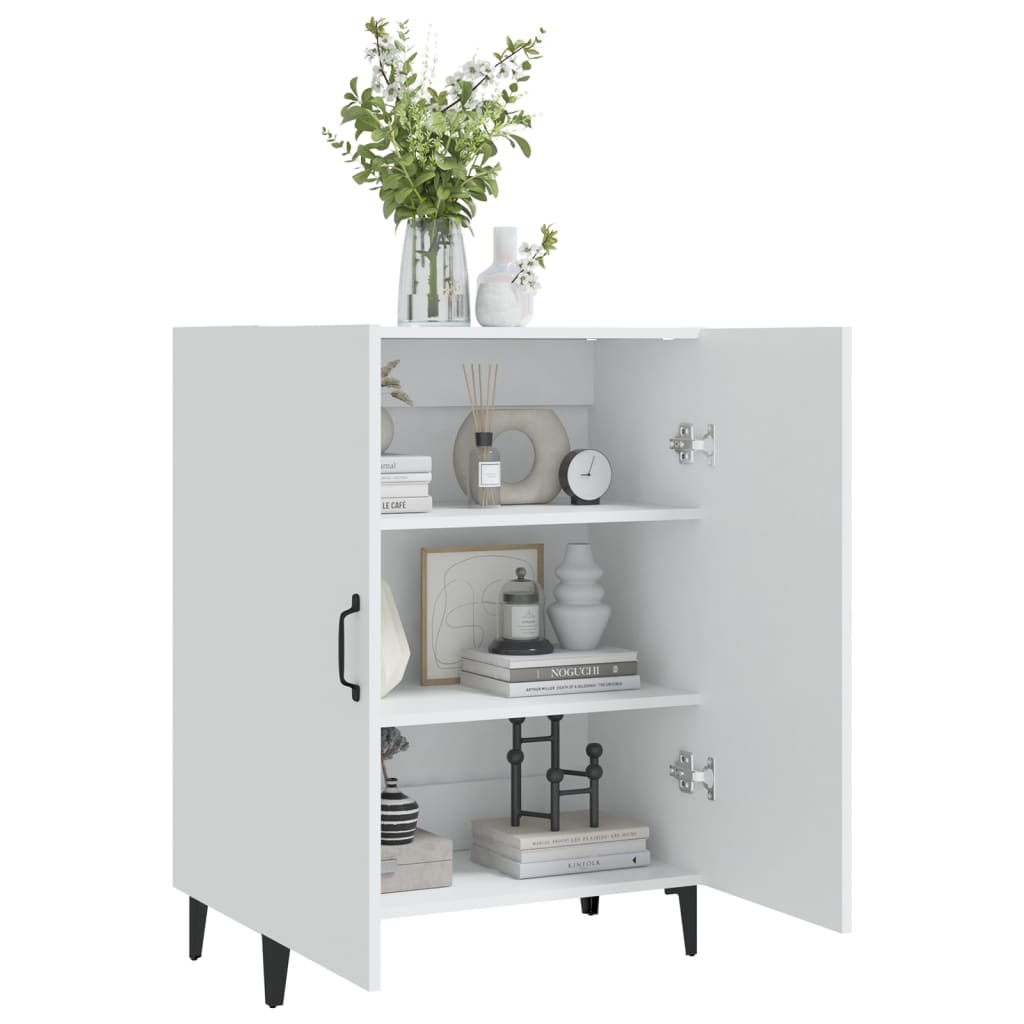 vidaXL Szafka, biała, 70x34x90 cm, materiał drewnopochodny