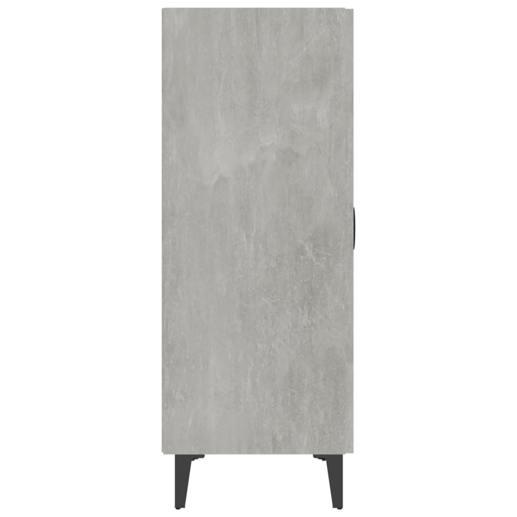 vidaXL Komoda, szarość betonu, 70x34x90 cm, materiał drewnopochodny