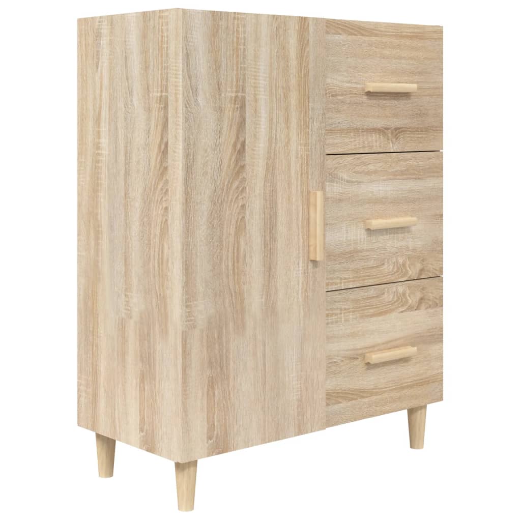 vidaXL Szafka, dąb sonoma, 69,5x34x90 cm, materiał drewnopochodny