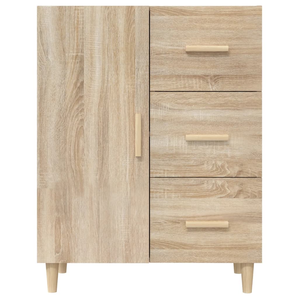 vidaXL Szafka, dąb sonoma, 69,5x34x90 cm, materiał drewnopochodny