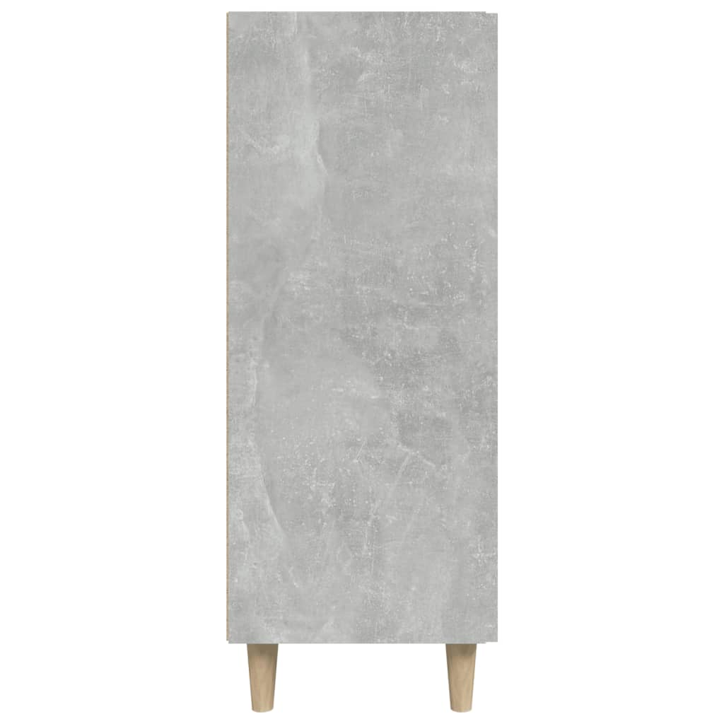 vidaXL Szafka, szarość betonu, 69,5x34x90 cm, materiał drewnopochodny