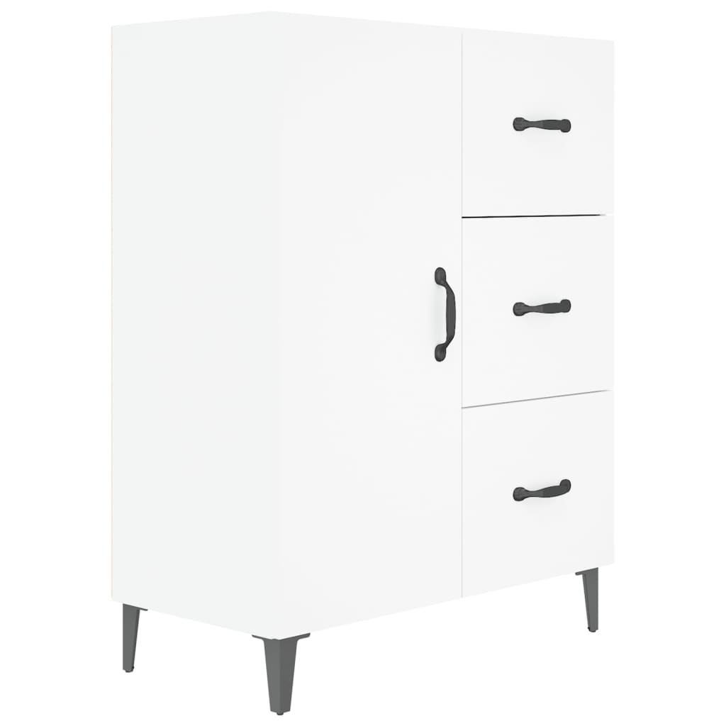 vidaXL Szafka, biała, 69,5x34x90 cm, materiał drewnopochodny
