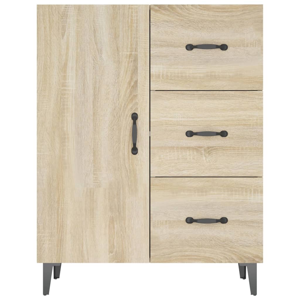 vidaXL Szafka, dąb sonoma, 69,5x34x90 cm, materiał drewnopochodny