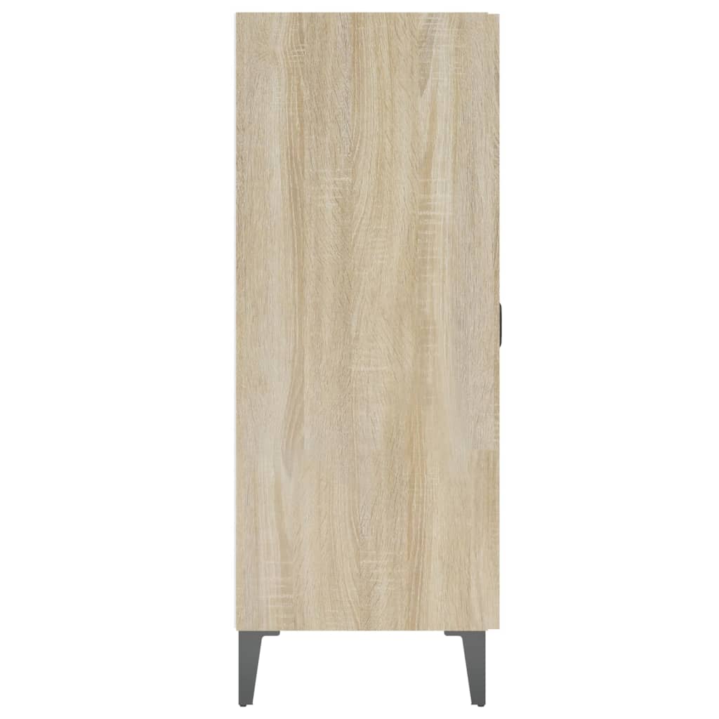 vidaXL Szafka, dąb sonoma, 69,5x34x90 cm, materiał drewnopochodny