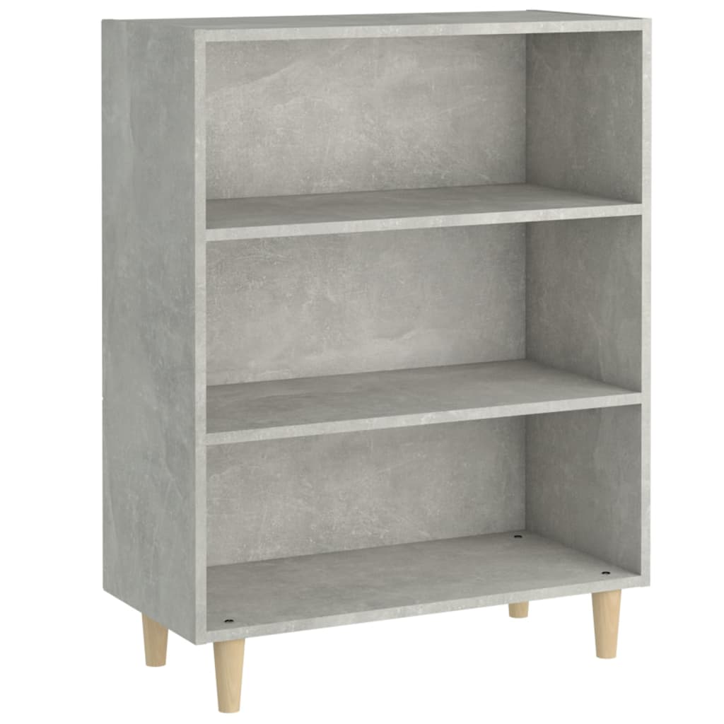 vidaXL Szafka, szarość betonu 69,5x32,5x90 cm, materiał drewnopochodny