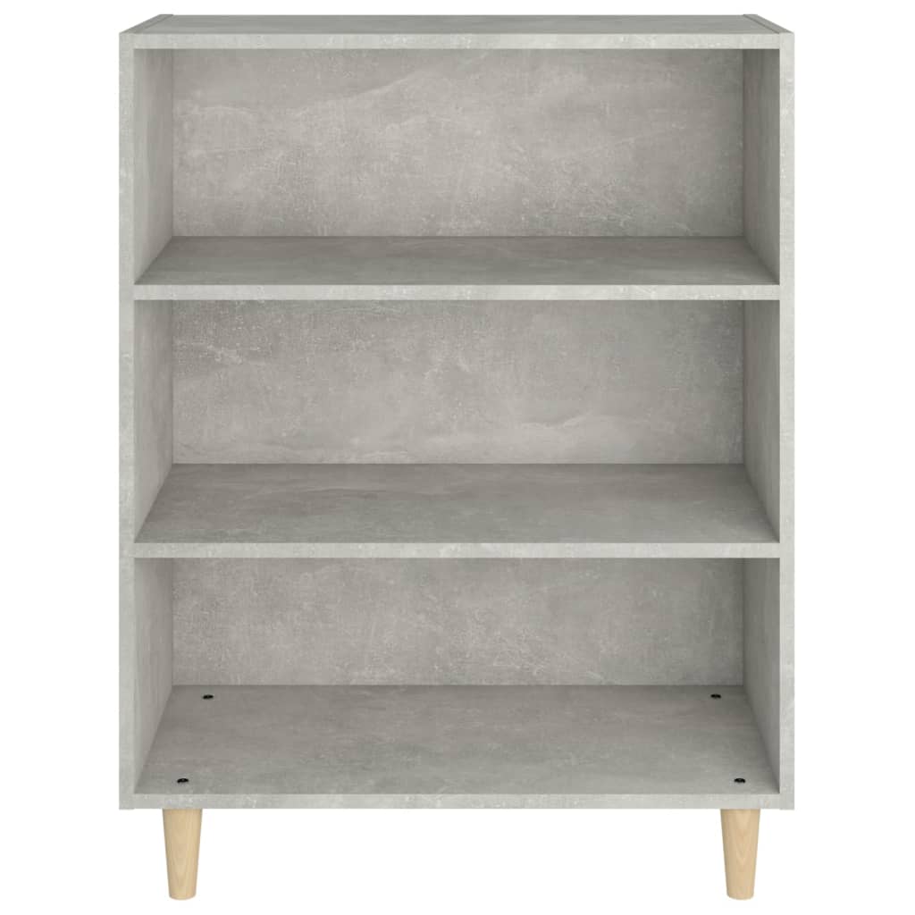 vidaXL Szafka, szarość betonu 69,5x32,5x90 cm, materiał drewnopochodny