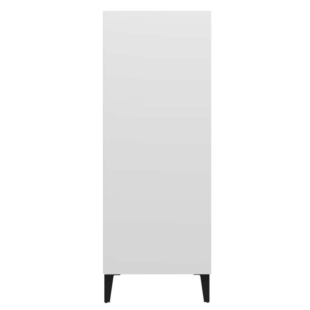 vidaXL Szafka, biała, 69,5x32,5x90 cm, materiał drewnopochodny