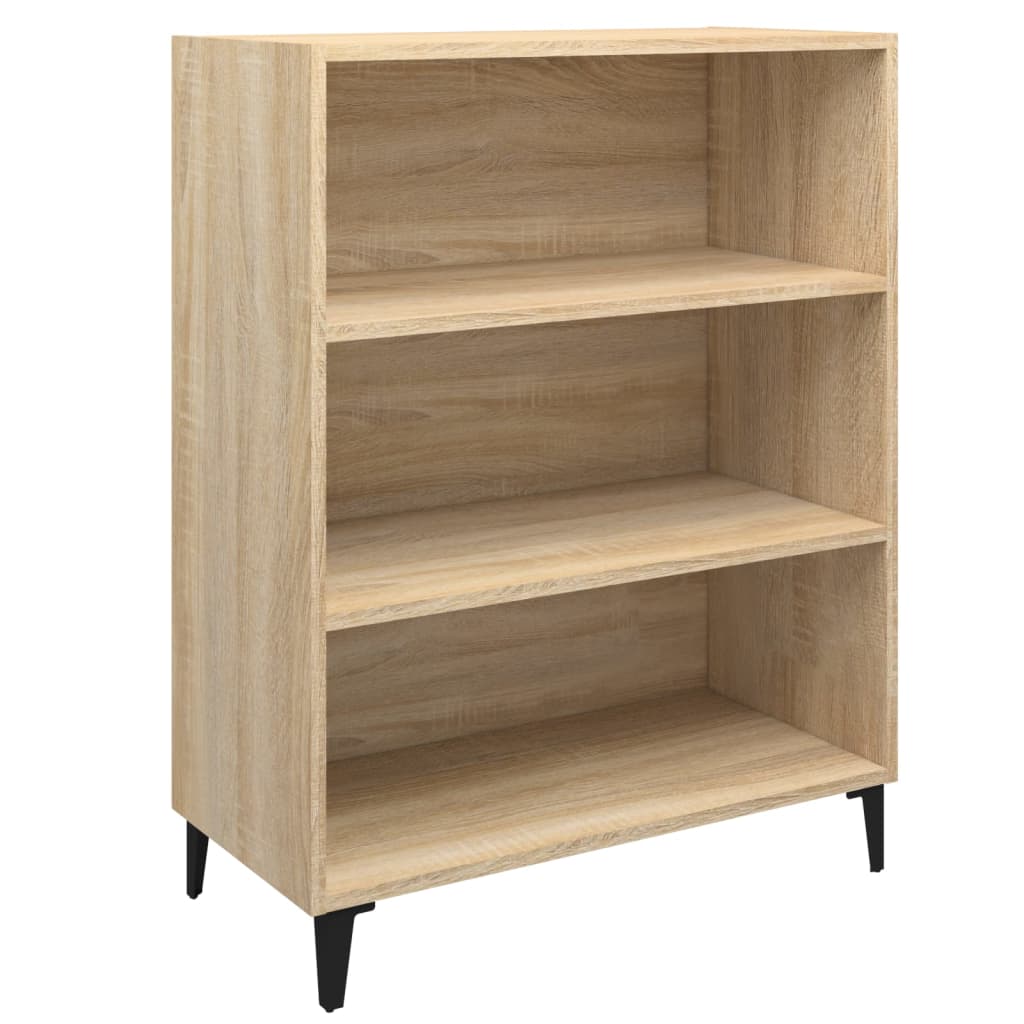 vidaXL Szafka, dąb sonoma, 69,5x32,5x90 cm, materiał drewnopochodny