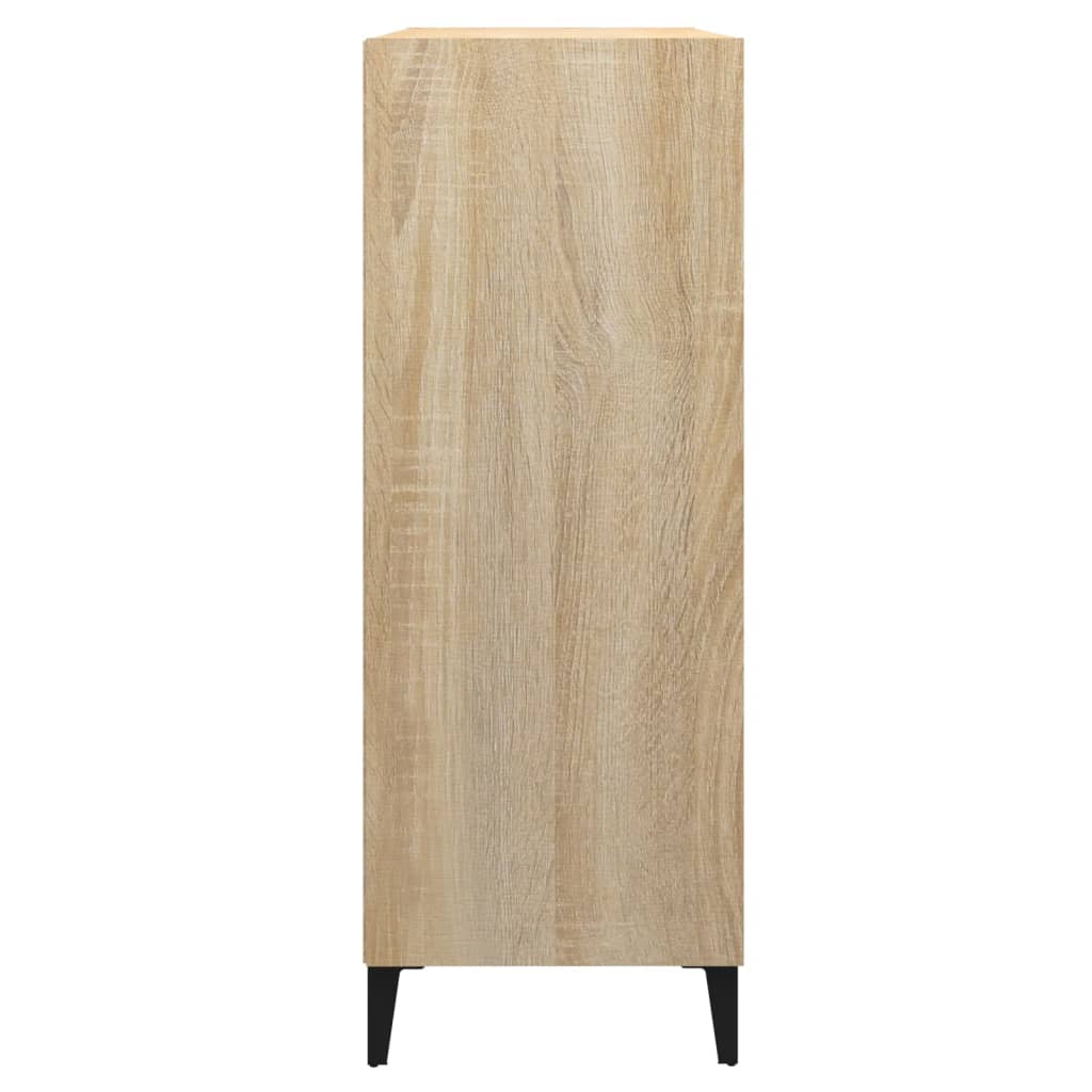 vidaXL Szafka, dąb sonoma, 69,5x32,5x90 cm, materiał drewnopochodny