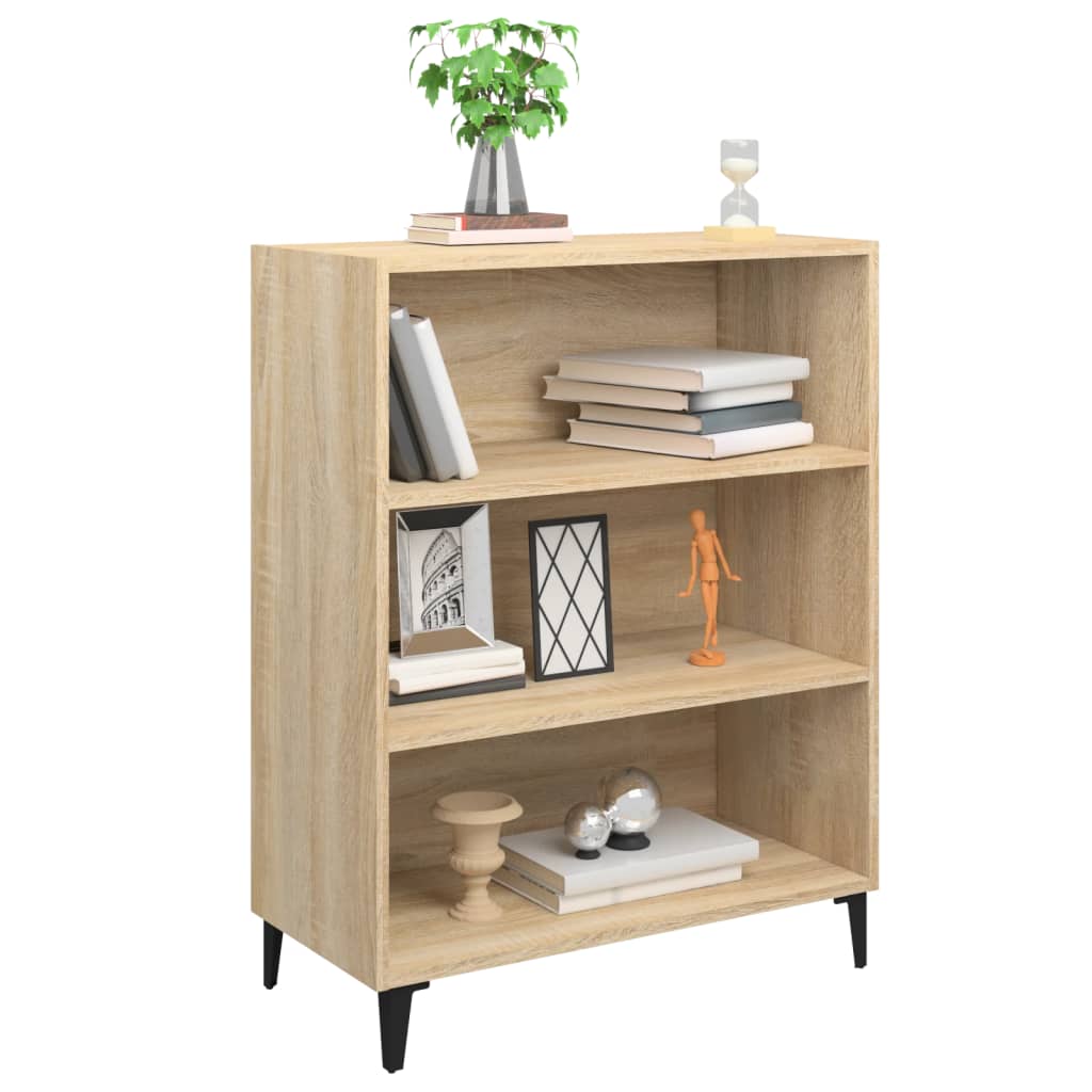 vidaXL Szafka, dąb sonoma, 69,5x32,5x90 cm, materiał drewnopochodny