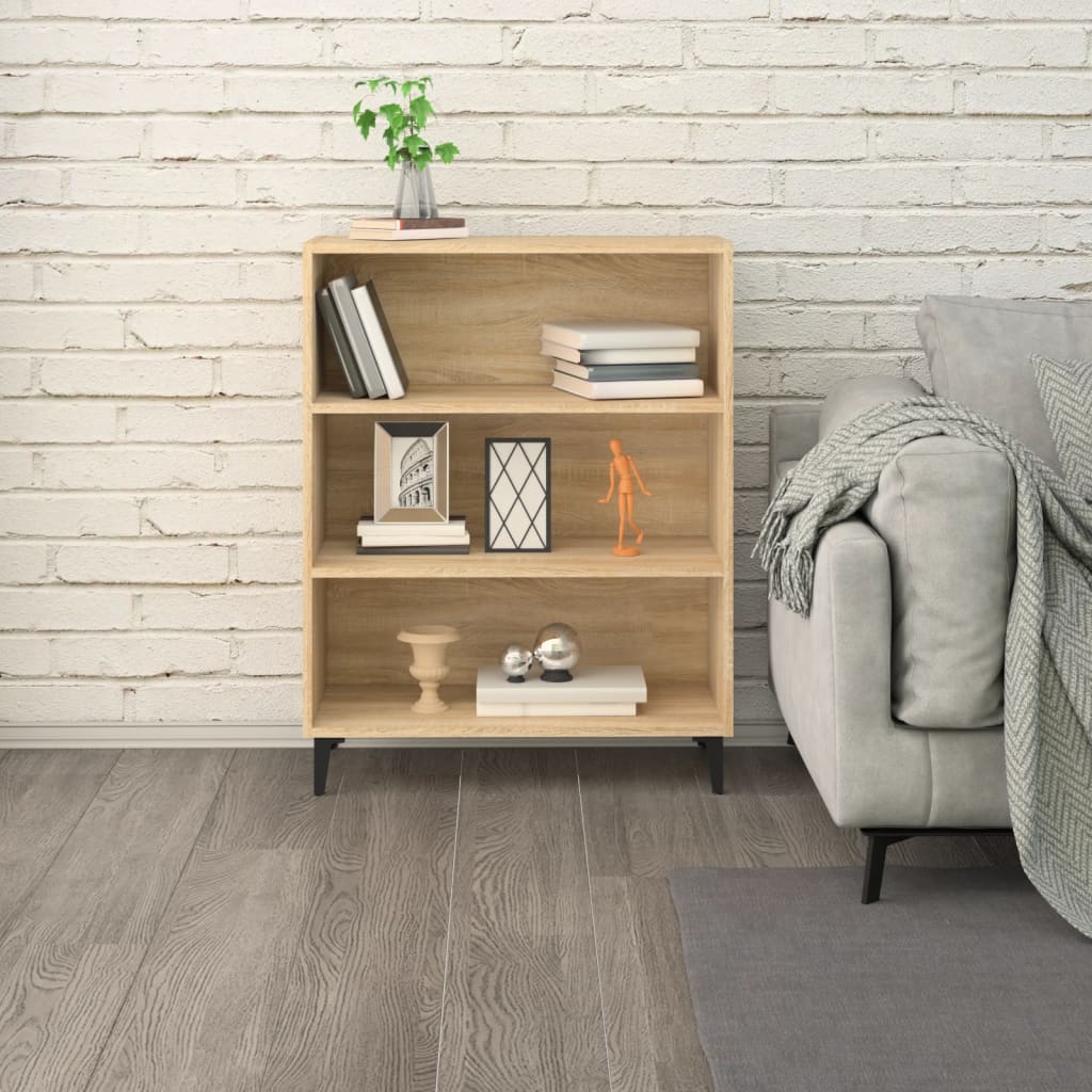 vidaXL Szafka, dąb sonoma, 69,5x32,5x90 cm, materiał drewnopochodny