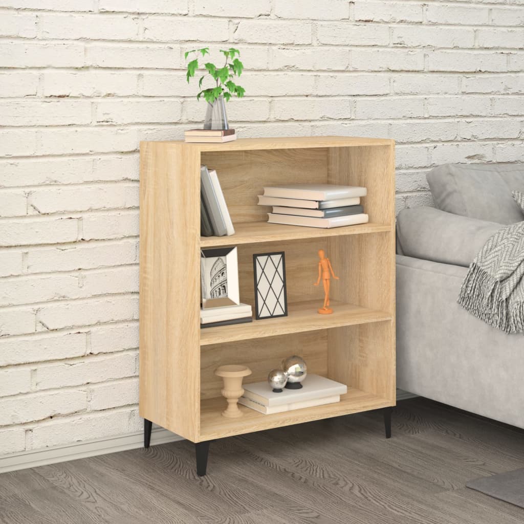 vidaXL Szafka, dąb sonoma, 69,5x32,5x90 cm, materiał drewnopochodny