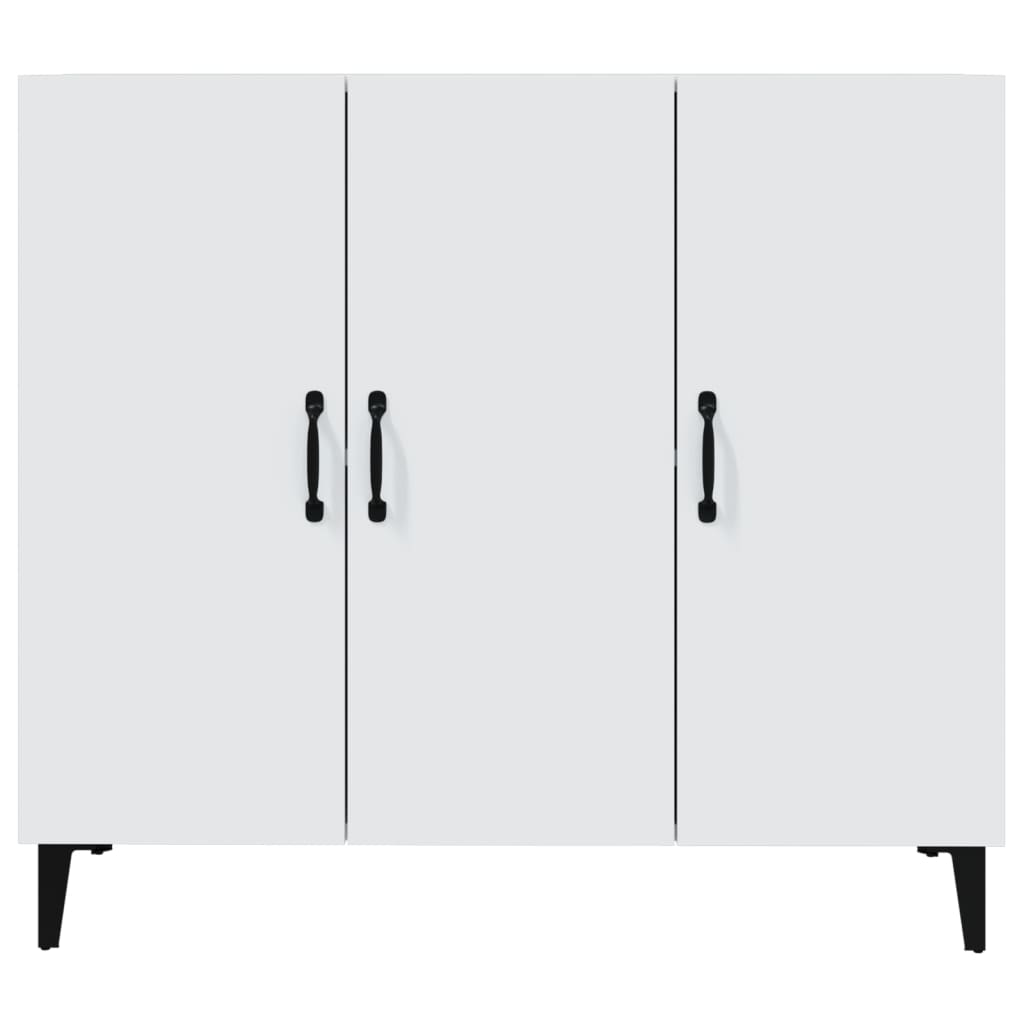 vidaXL Szafka, biała, 90x34x80 cm, materiał drewnopochodny