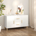 vidaXL Komoda, biała, 100x36x60 cm, materiał drewnopochodny