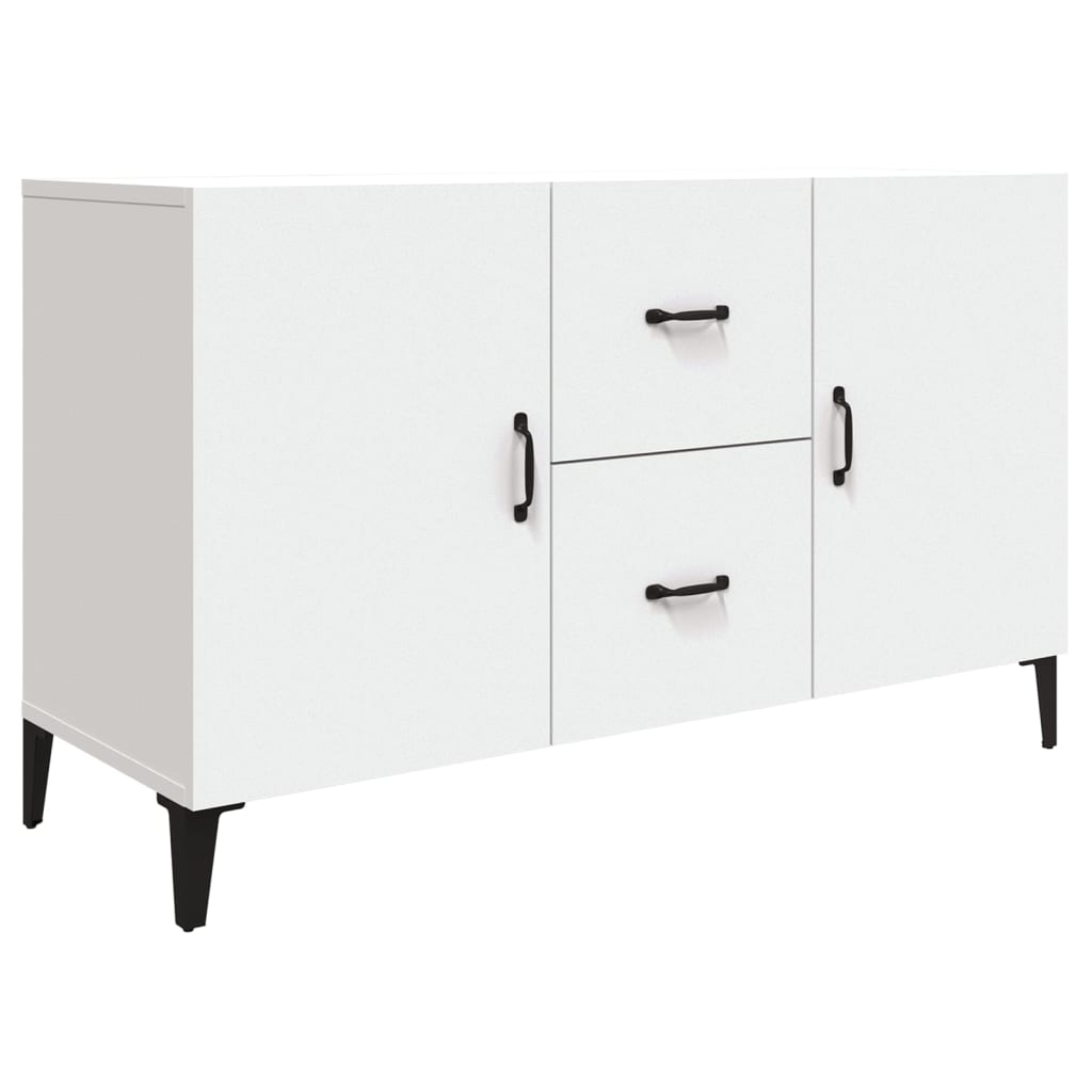 vidaXL Komoda, biała, 100x36x60 cm, materiał drewnopochodny