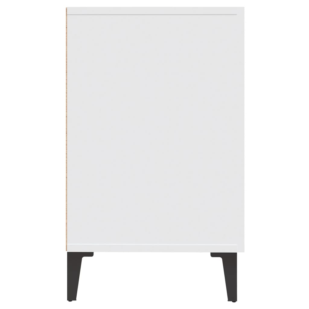 vidaXL Komoda, biała, 100x36x60 cm, materiał drewnopochodny