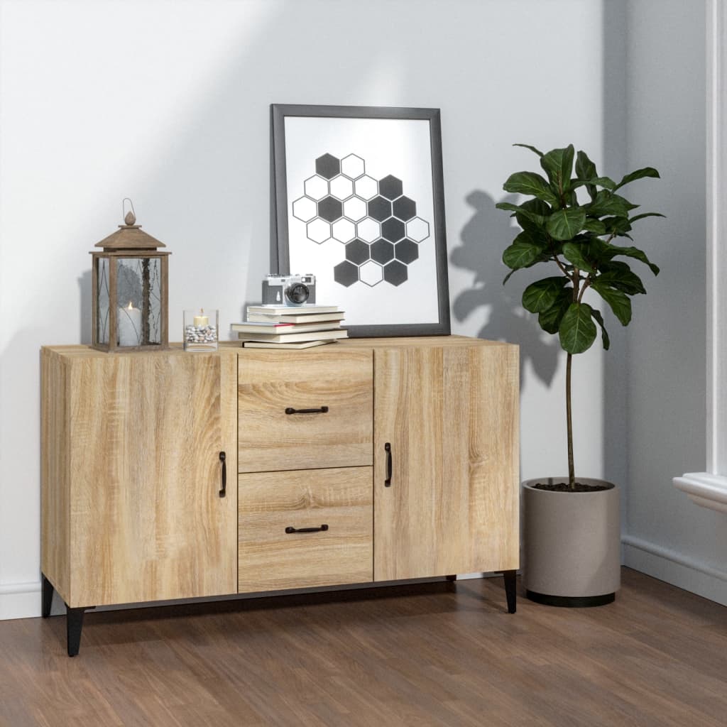 vidaXL Komoda, dąb sonoma, 100x36x60 cm, materiał drewnopochodny