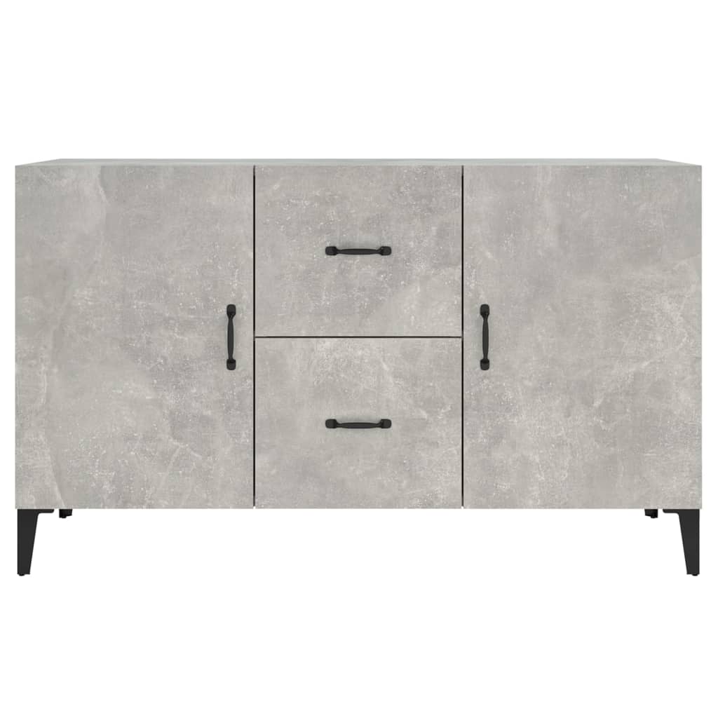 vidaXL Komoda, szarość betonu, 100x36x60 cm, materiał drewnopochodny