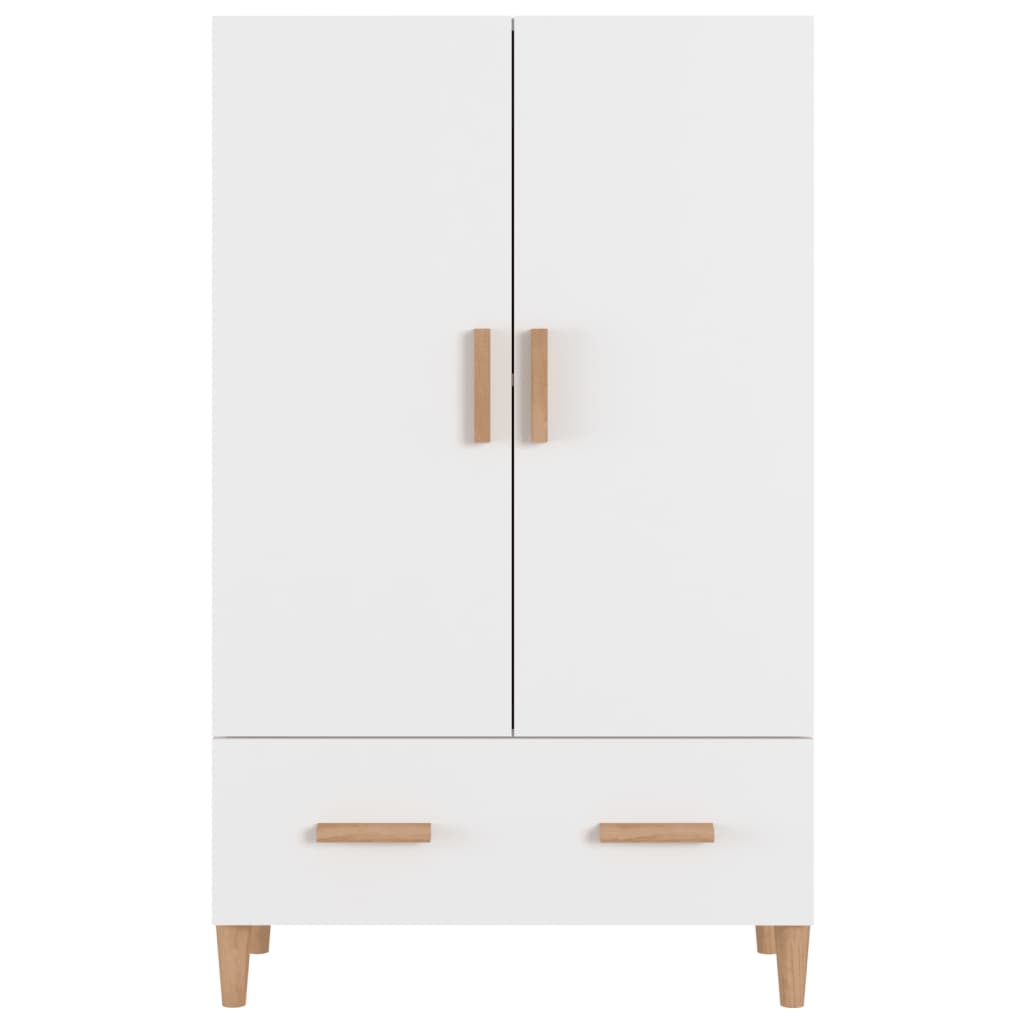 vidaXL Szafka, biała, 70x31x115 cm, materiał drewnopochodny