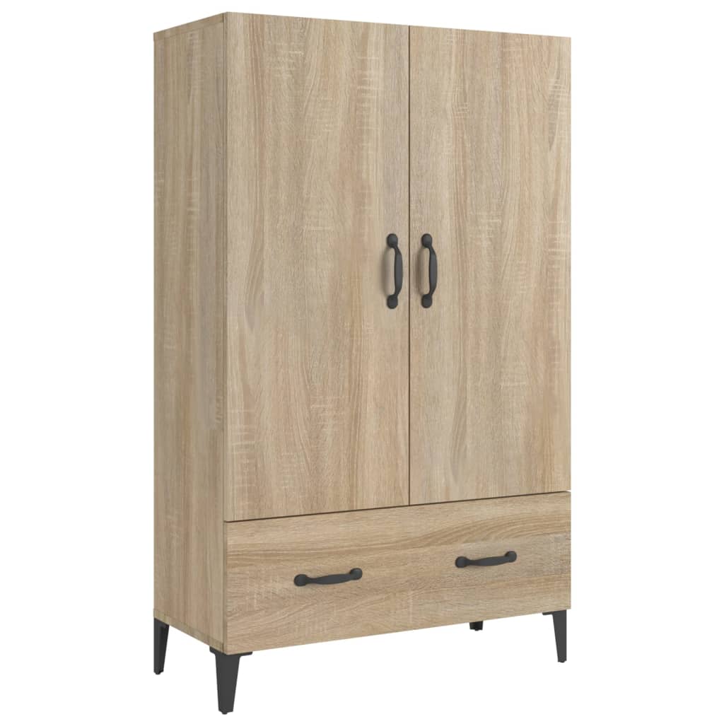 vidaXL Wysoka szafka, dąb sonoma 70x31x115 cm, materiał drewnopochodny