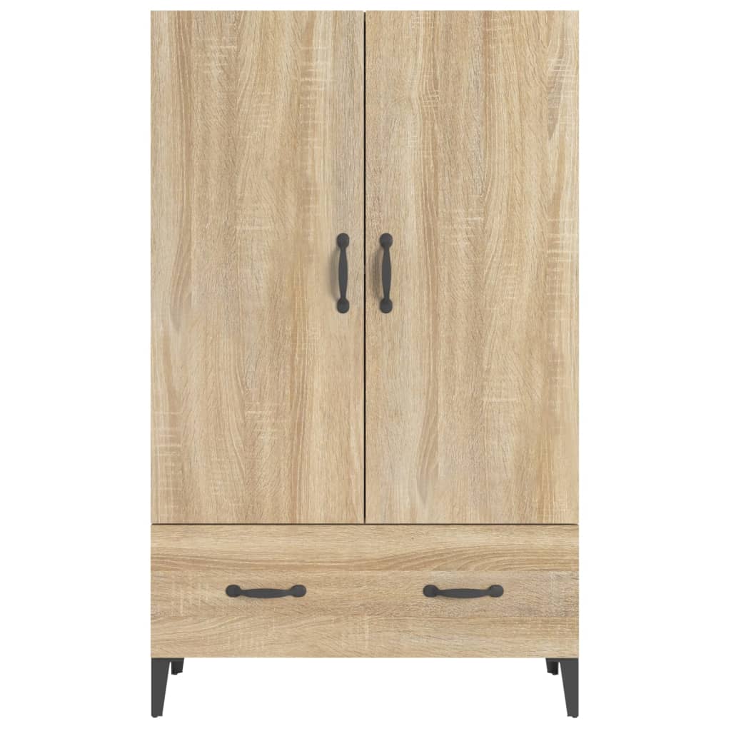 vidaXL Wysoka szafka, dąb sonoma 70x31x115 cm, materiał drewnopochodny