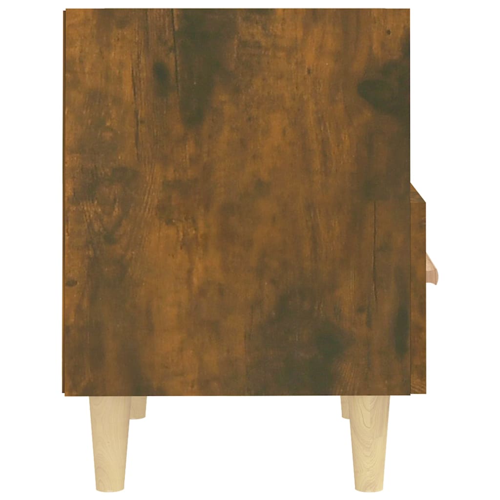 vidaXL Szafka nocna, przydymiony dąb, 40x35x47 cm