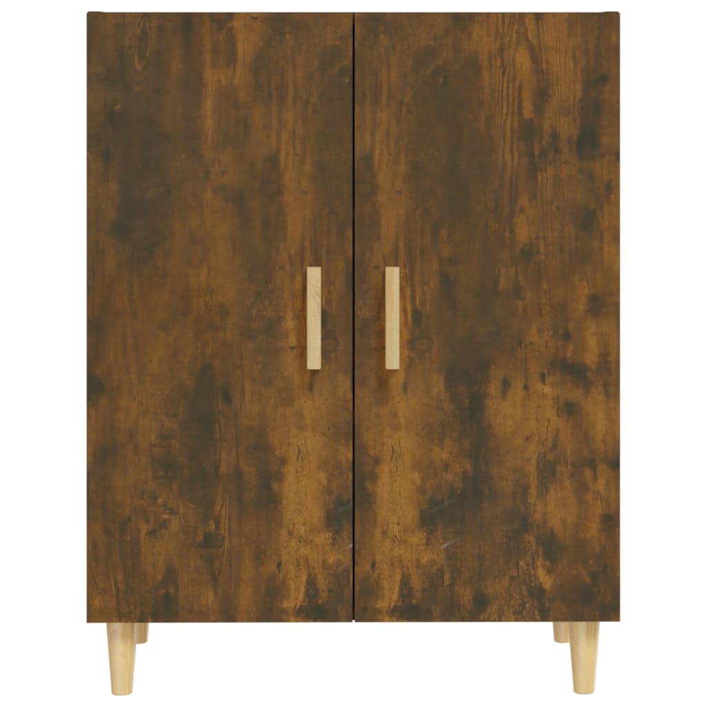 vidaXL Szafka, przydymiony dąb, 70x34x90 cm, materiał drewnopochodny