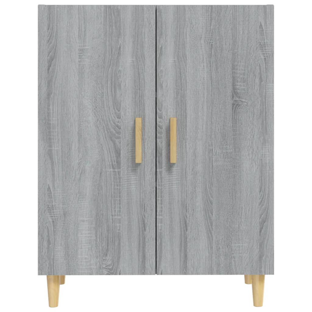 vidaXL Szafka, szary dąb sonoma, 70x34x90 cm, materiał drewnopochodny