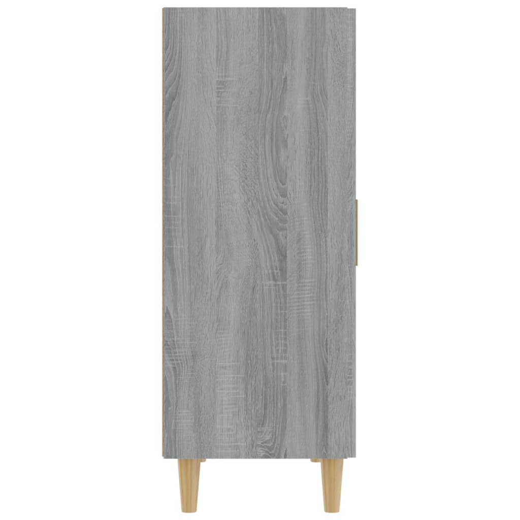 vidaXL Szafka, szary dąb sonoma, 70x34x90 cm, materiał drewnopochodny