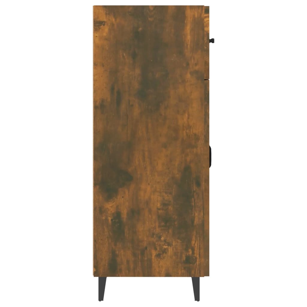 vidaXL Szafka, przydymiony dąb, 69,5x34x90 cm, materiał drewnopochodny