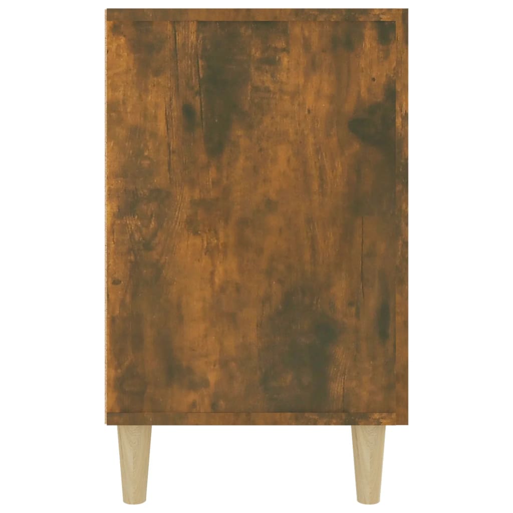 vidaXL Szafka, przydymiony dąb, 100x36x60 cm, materiał drewnopochodny