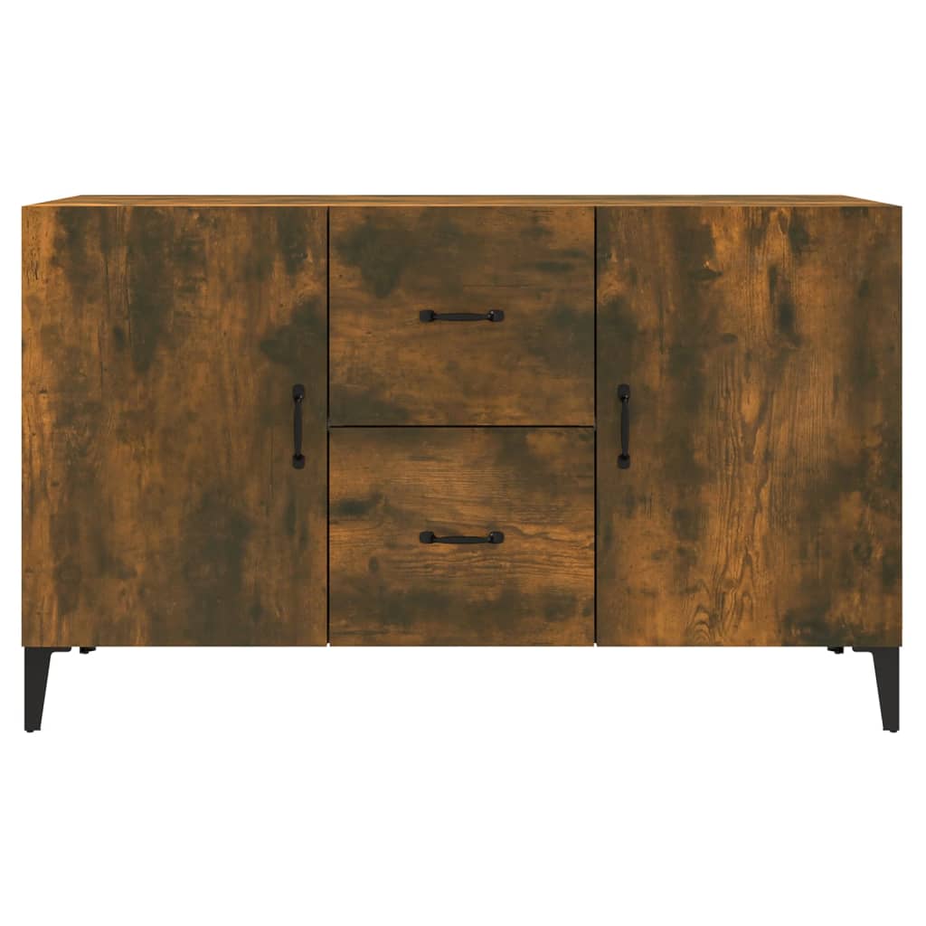 vidaXL Szafka, przydymiony dąb, 100x36x60 cm, materiał drewnopochodny