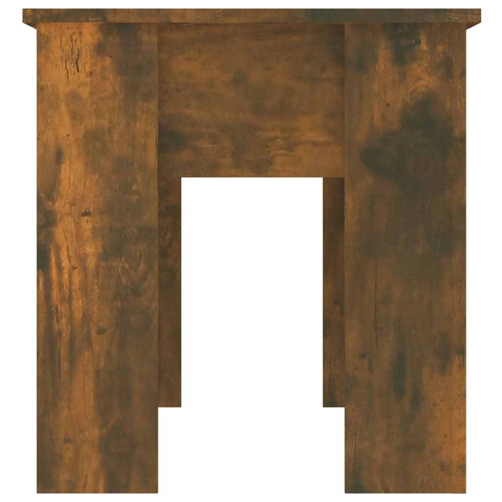 vidaXL Stolik kawowy, przydymiony dąb, 101x49x52 cm