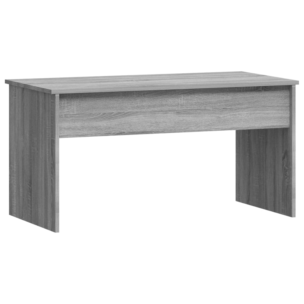 vidaXL Stolik kawowy, szary dąb sonoma, 102x50,5x52,5 cm