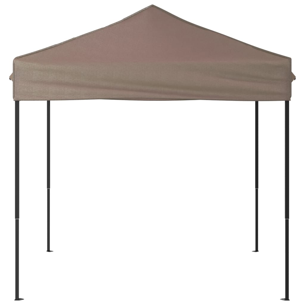 vidaXL Składany namiot imprezowy, taupe, 2x2 m