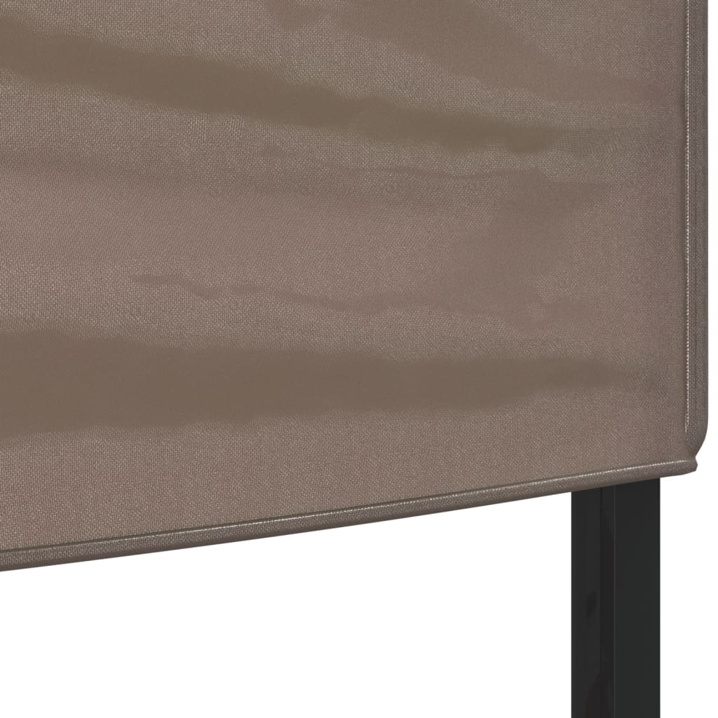 vidaXL Składany namiot imprezowy, taupe, 2x2 m