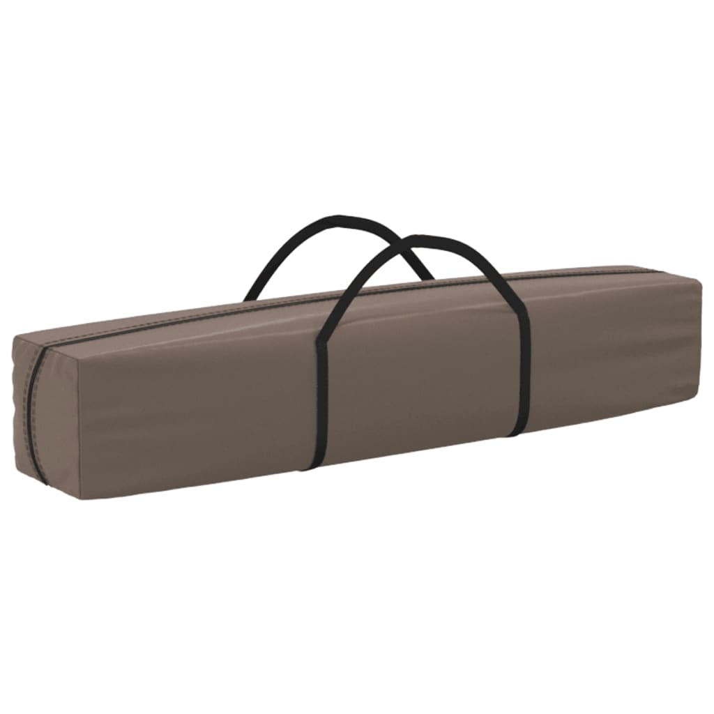 vidaXL Składany namiot imprezowy, taupe, 2x2 m