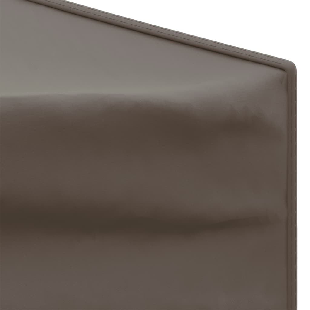 vidaXL Składany namiot imprezowy ze ściankami, taupe, 2x2 m