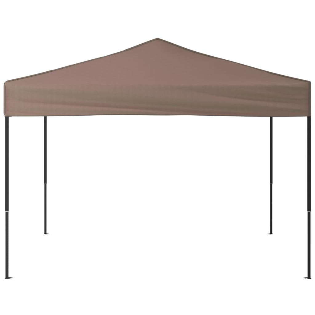 vidaXL Składany namiot imprezowy, taupe, 3x3 m