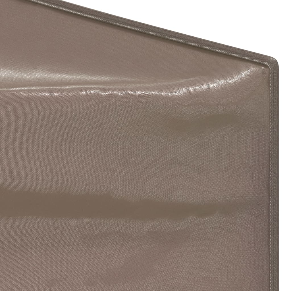 vidaXL Składany namiot imprezowy, taupe, 3x3 m