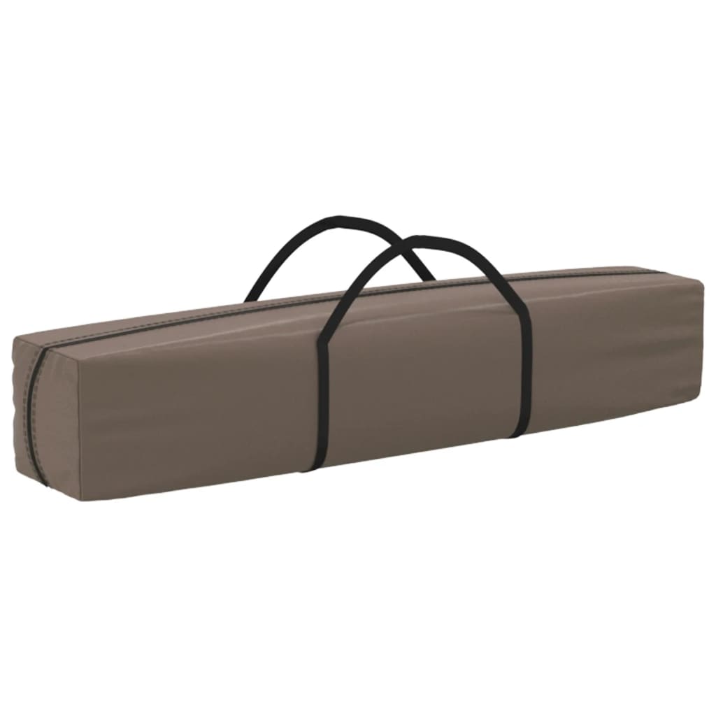 vidaXL Składany namiot imprezowy, taupe, 3x3 m