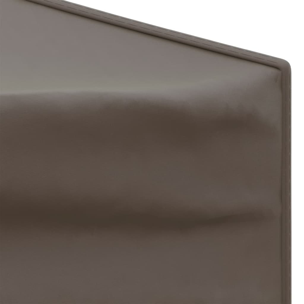 vidaXL Składany namiot imprezowy ze ściankami, taupe, 3x3 m