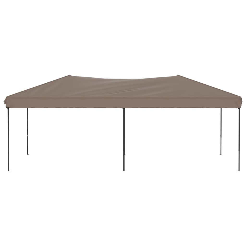 vidaXL Składany namiot imprezowy, kolor taupe, 3x6 m