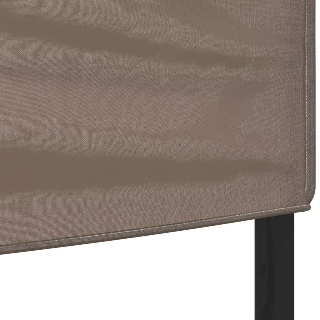 vidaXL Składany namiot imprezowy, kolor taupe, 3x6 m