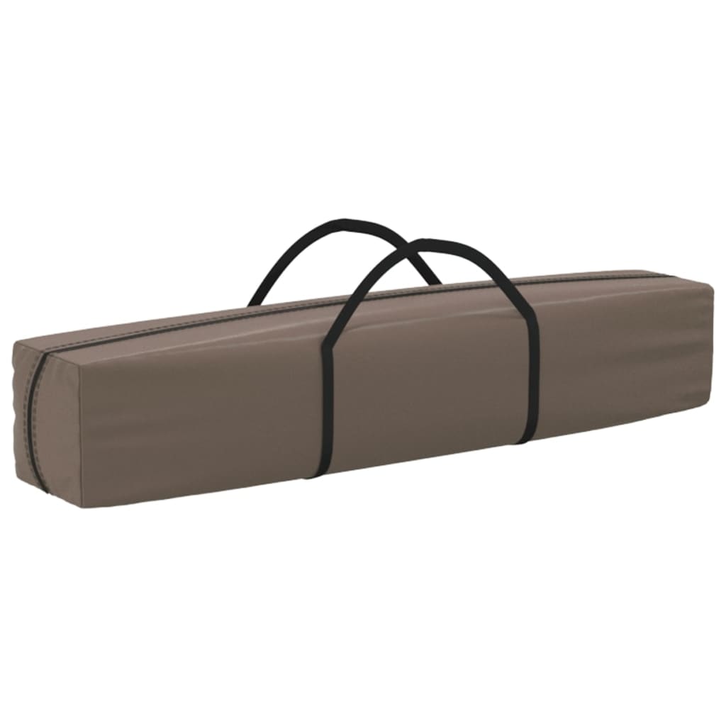vidaXL Składany namiot imprezowy, kolor taupe, 3x6 m