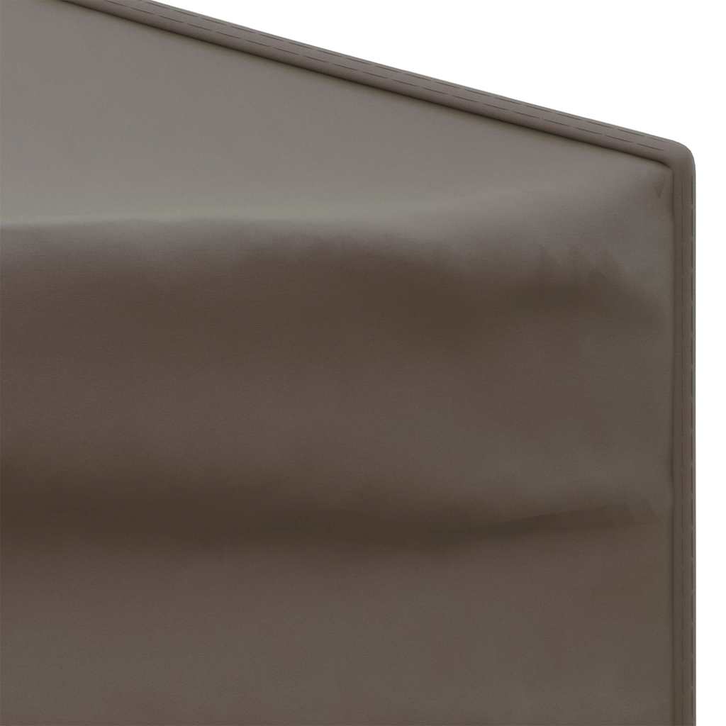 vidaXL Składany namiot imprezowy ze ściankami, kolor taupe, 3x6 m