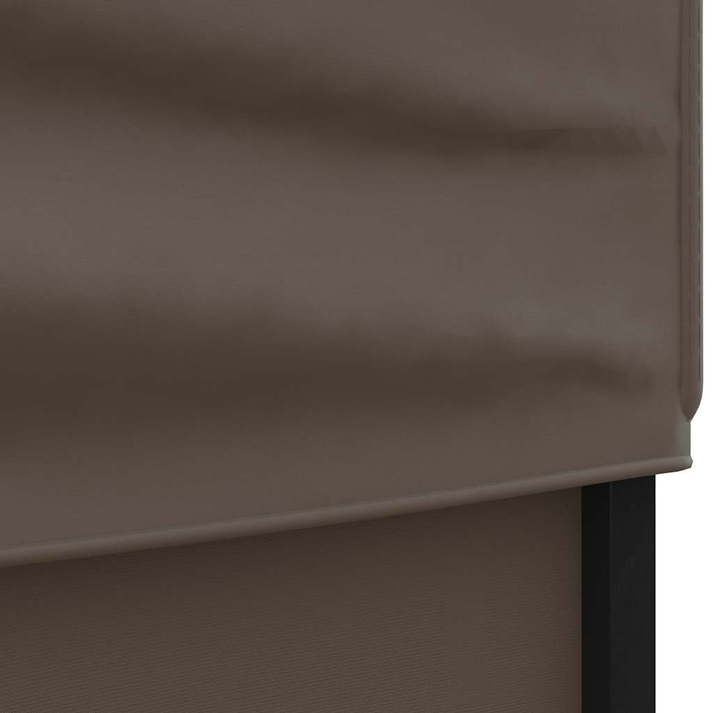 vidaXL Składany namiot imprezowy ze ściankami, kolor taupe, 3x6 m